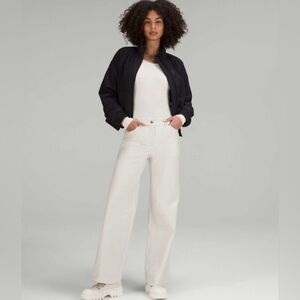 Lululemon City Sleek 5 Pocket High-Rise Wide-Leg Pant Full Length size 25